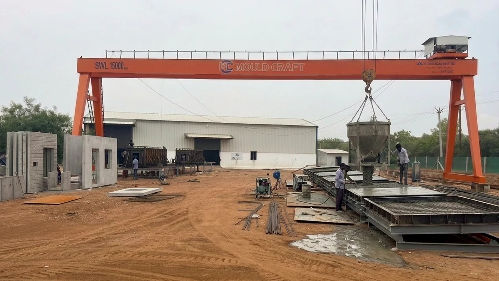 NestCore project-based precast production facility