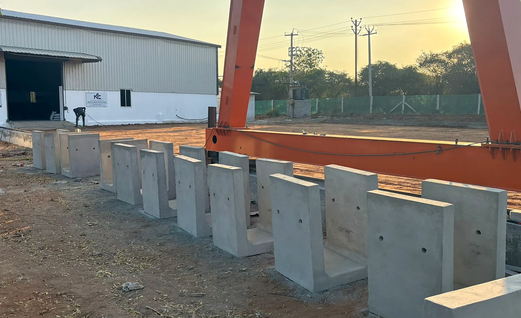 Precast component manufacturing at NestCore